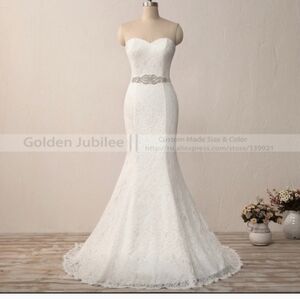Elegant White Wedding Dress